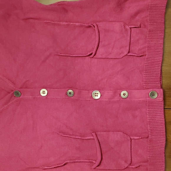 CRISCA Pink Cardigan - Picture 2 of 4